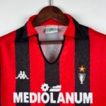 1989/1990 Retro AC Milan Home Football Shirt-NO.11 Ball