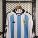 2022 Long Sleeve Argentina Home Football Shirt-NO.11 Ball