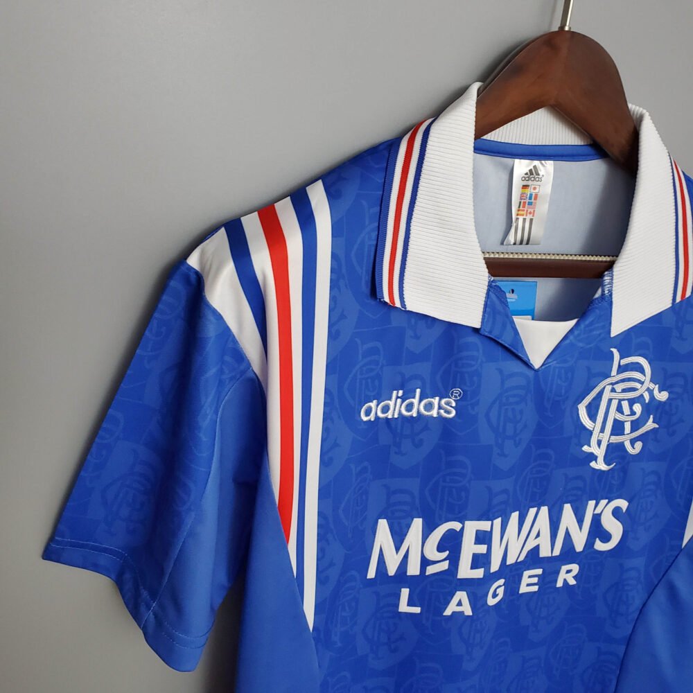 1996/1997 Retro Rangers Home Football Shirt-NO.11 Ball