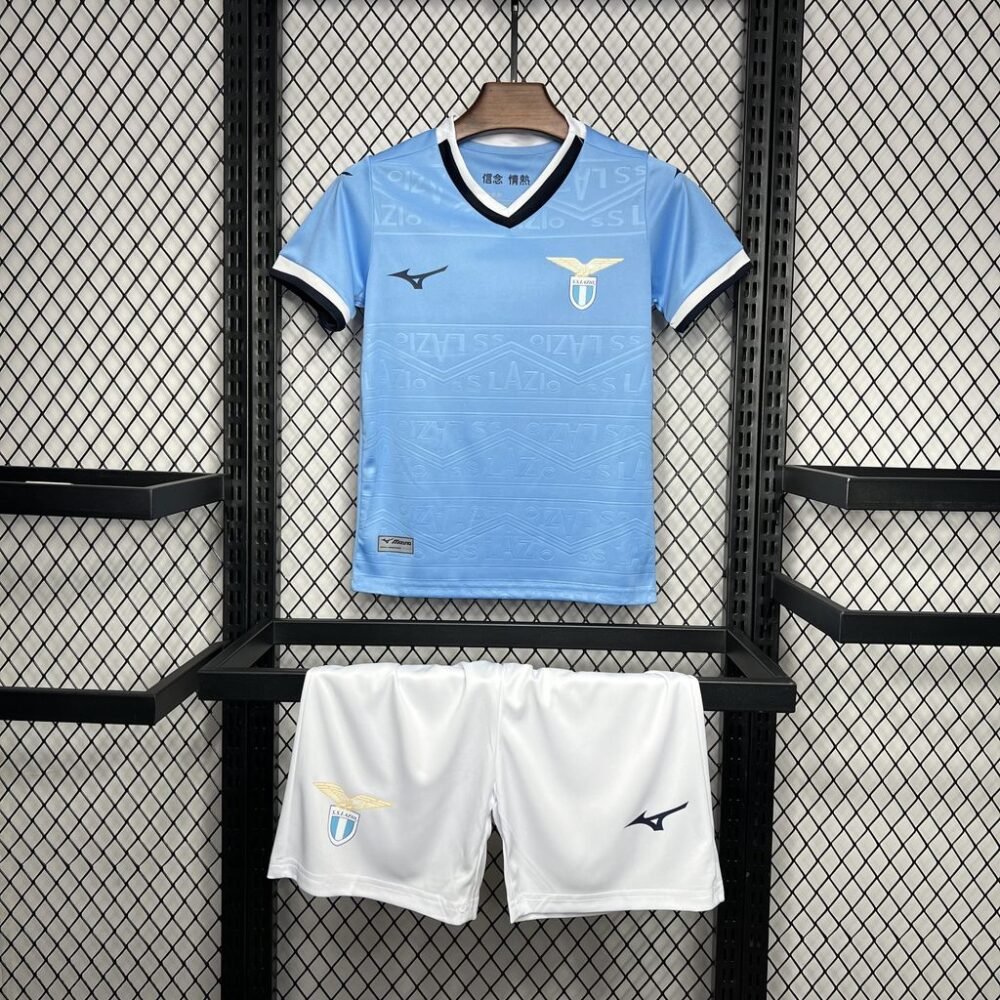 2024/2025 Lazio Home Football Shirt Kids Size-NO.11 Ball