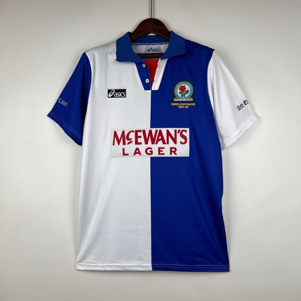 1994/1995 Retro Blackburn Rovers Home Football Shirt-NO.11 Ball