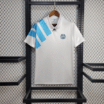 1993/1994 Retro Olympique Marseille Home Football Shirt-NO.11 Ball