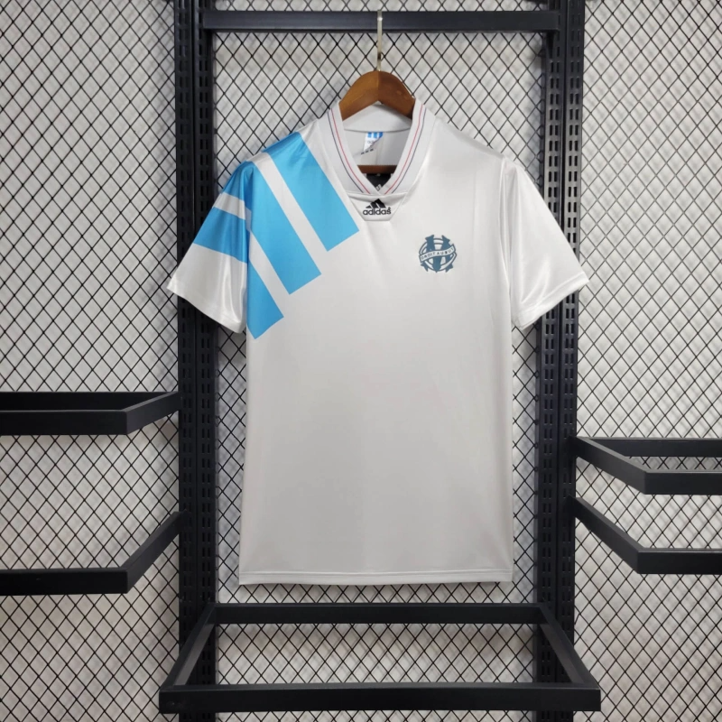 1993/1994 Retro Olympique Marseille Home Football Shirt-NO.11 Ball