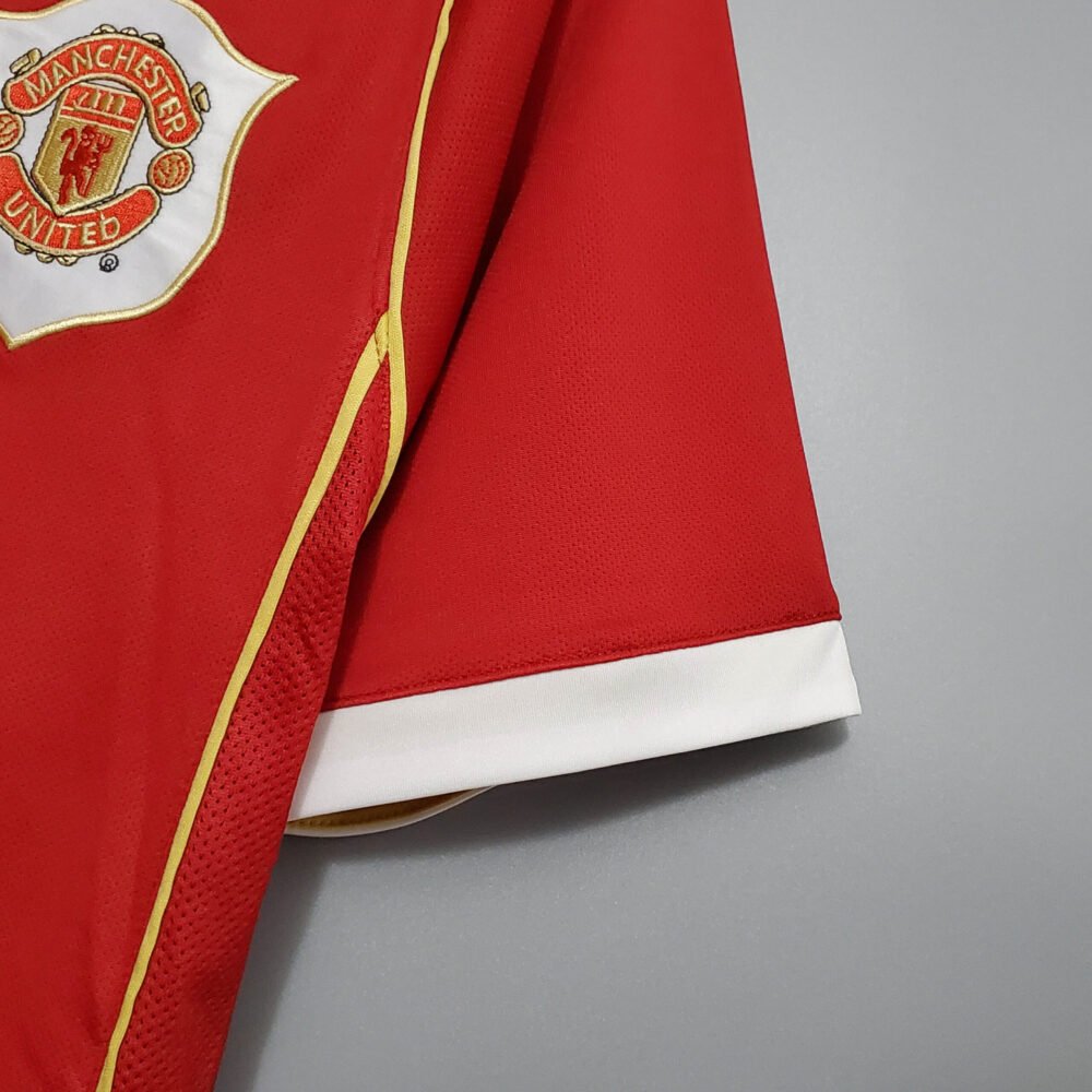 2006/2007 Retro Manchester United Home Football Shirt-NO.11 Ball