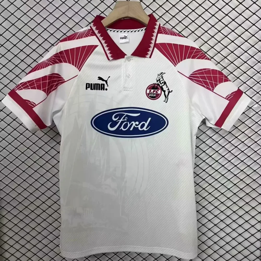 1996/1997 Retro FC Köln Home Football Shirt 1:1 Thai Quality