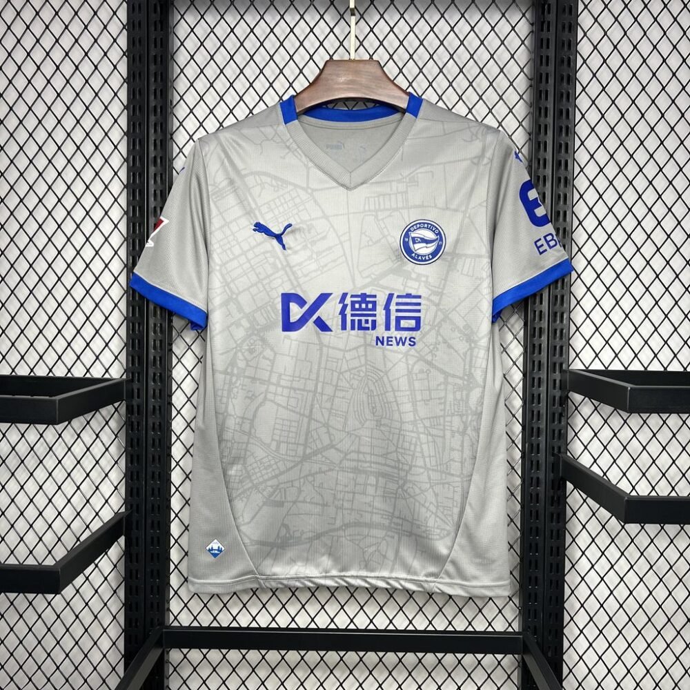 2024/2025 Deportivo Alaves Away Football Shirt-NO.11 Ball