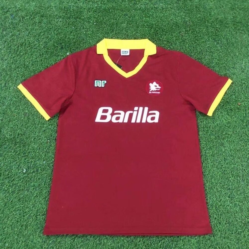 1989/1990 Retro AS Roma HomeFootball shirt 1:1 Thai Quality