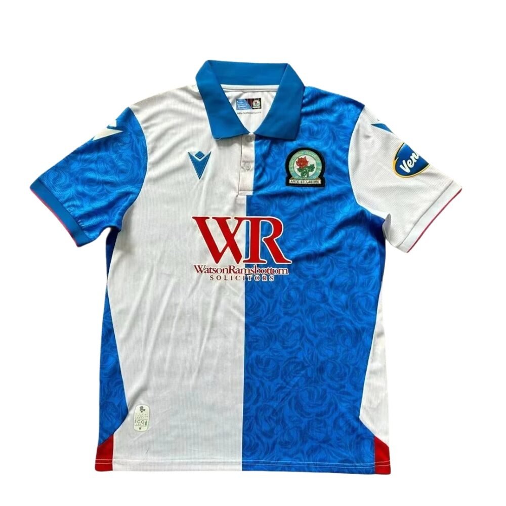 2024/2025 Blackburn Rovers Home Football Shirt-NO.11 Ball