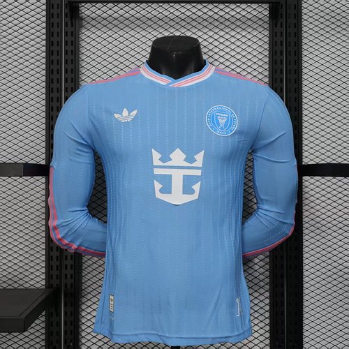 2025/2026 Long Sleeve Player Version Inter Miami Second away game Football Shirt