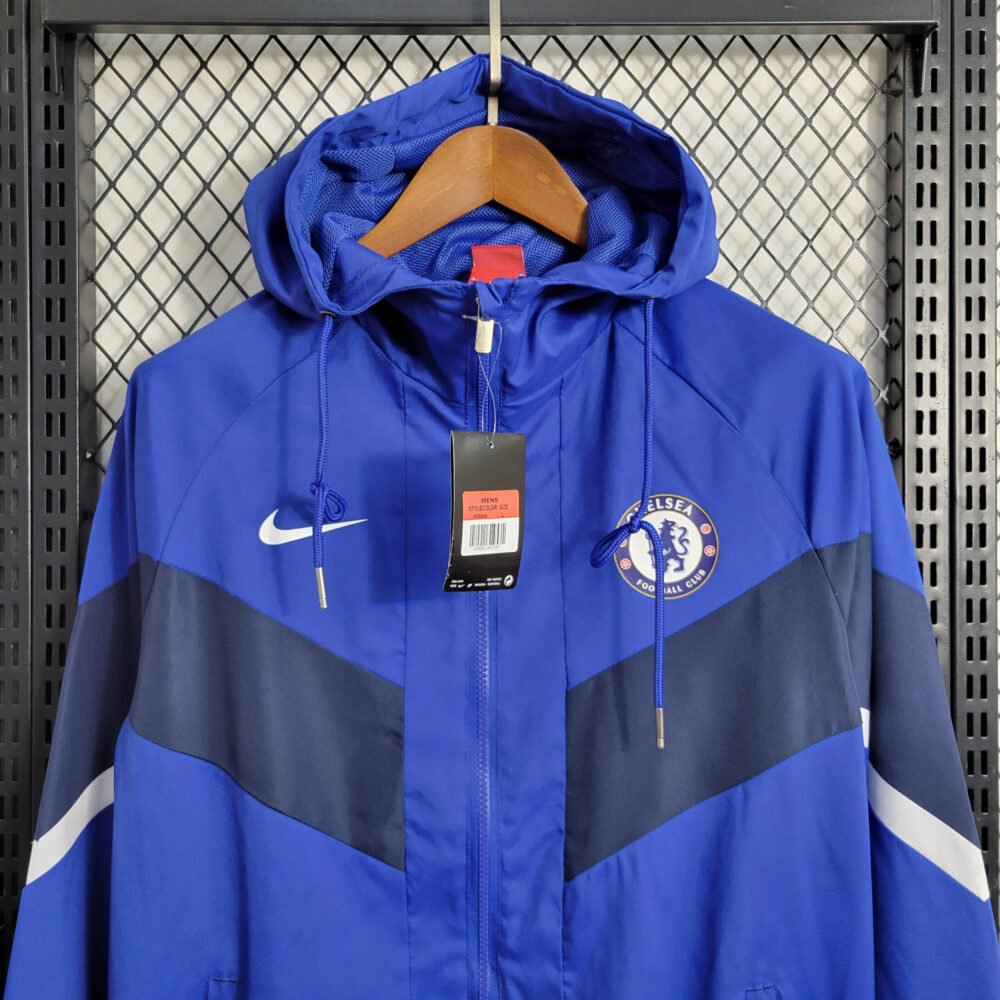 2023/2024 Chelsea Windbreaker Blue Football Shirt-NO.11 Ball