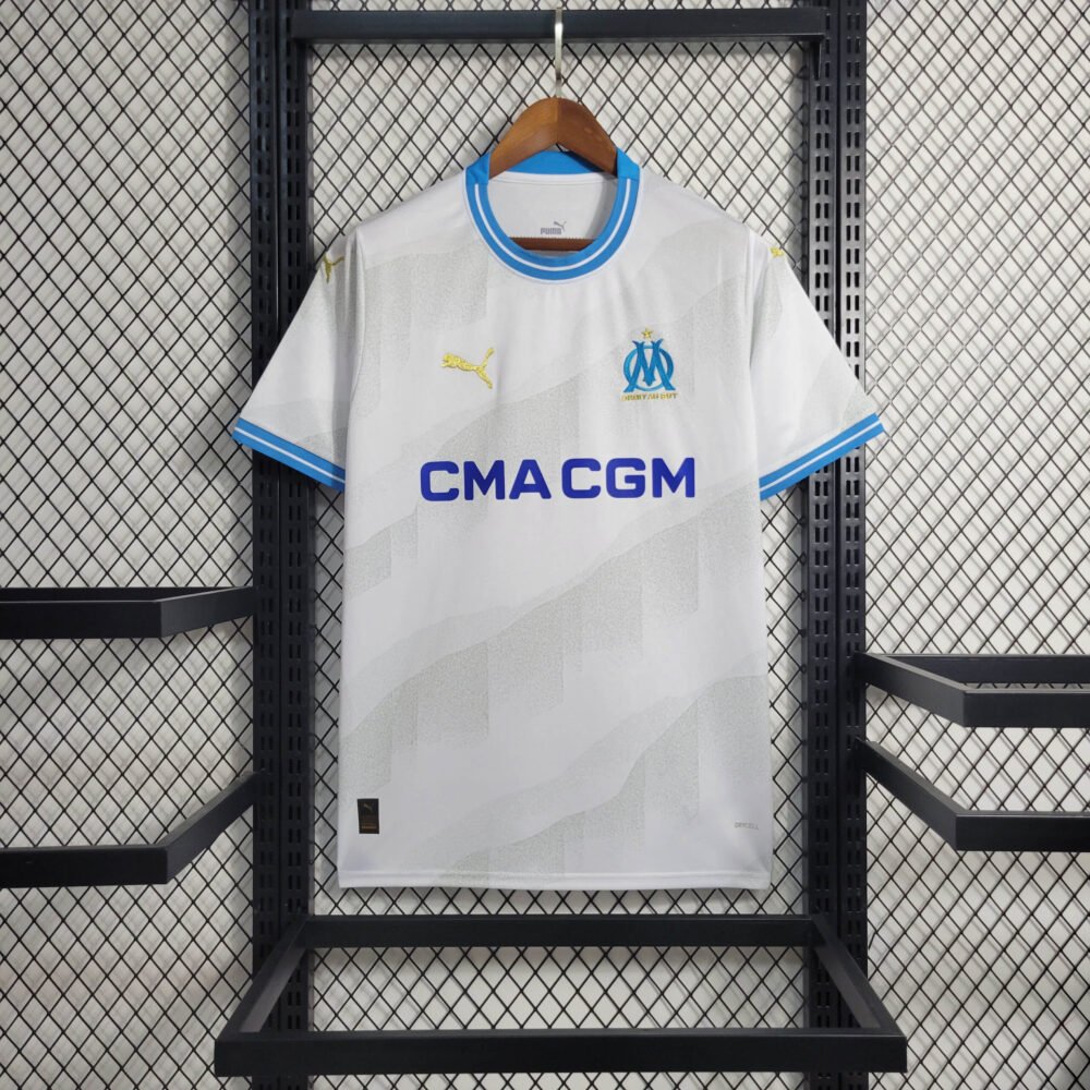 2023/2024 Olympique Marseille Home Football Shirt-NO.11 Ball