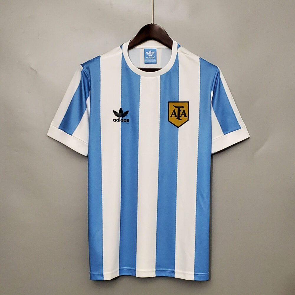 1978 Retro Argentina Home Football Shirt-NO.11 Ball
