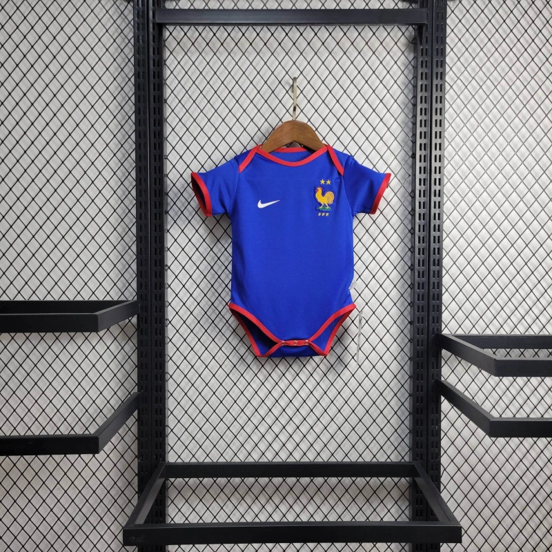 2024 France Home Football Shirt Baby Size-NO.11 Ball