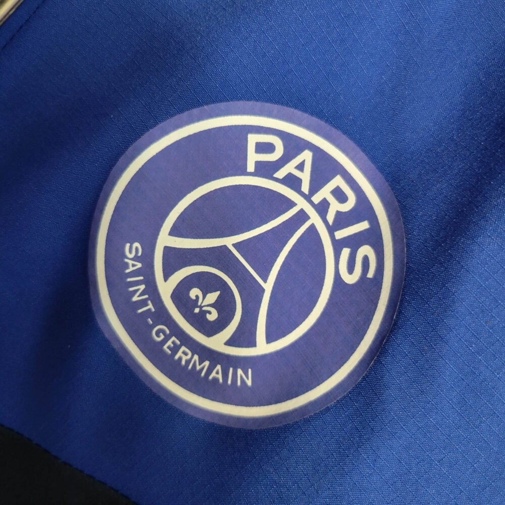 2023/2024 Paris Saint-Germain Windbreaker Blue Football Shirt-NO.11 Ball