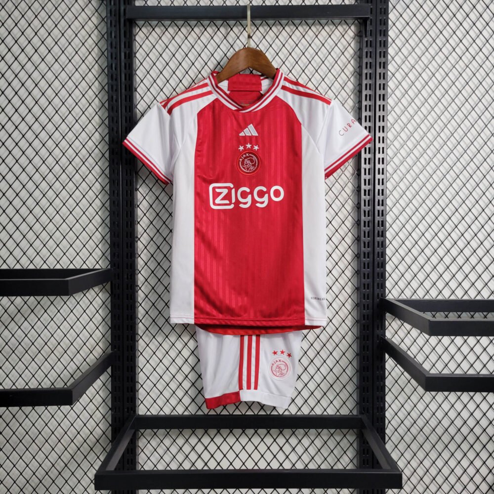 2023/2024 Ajax Home Football Shirt Kids Size-NO.11 Ball
