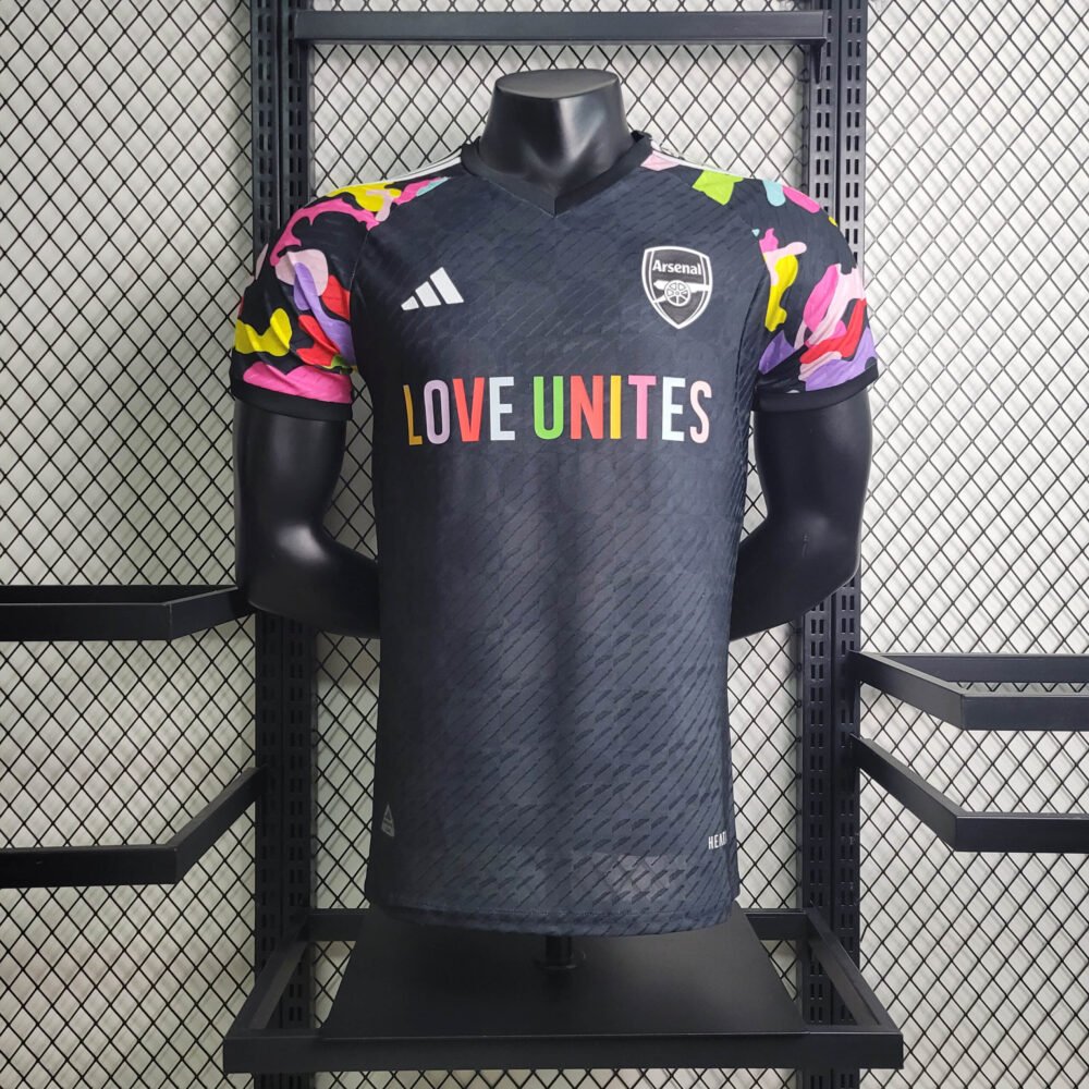 2024/2025 Player Version Arsenal Special Edition Black Football Shirt-NO.11 Ball