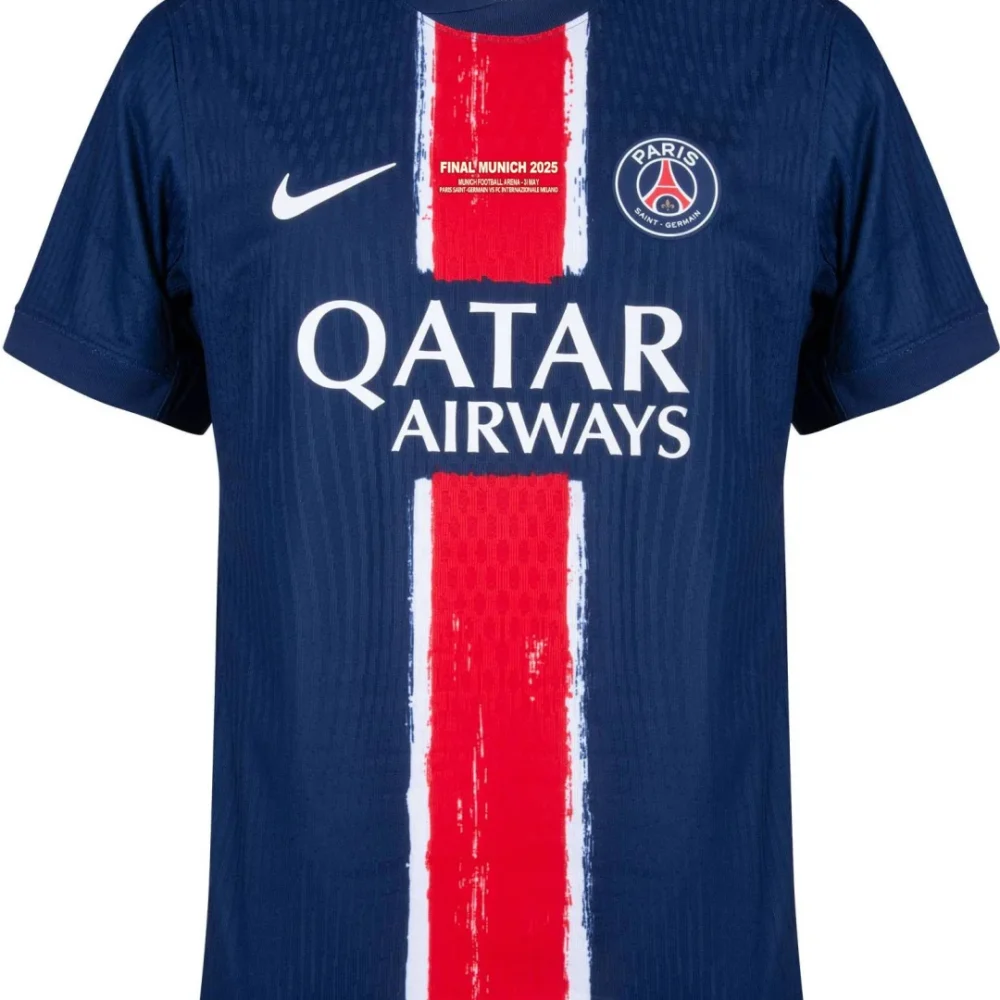 2024/2025 Paris Saint-Germain Home jersey Champions League final print