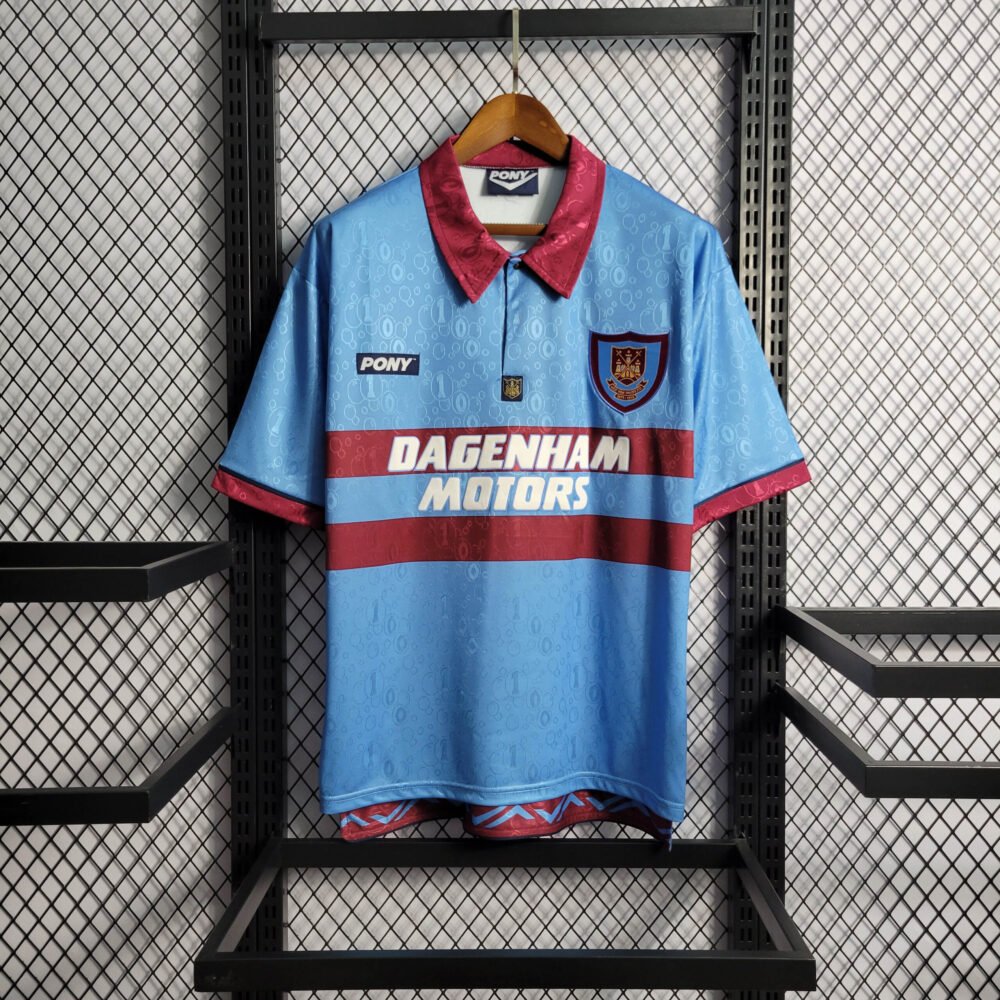 1995/1996 Retro West Ham United Away Football Shirt-NO.11 Ball