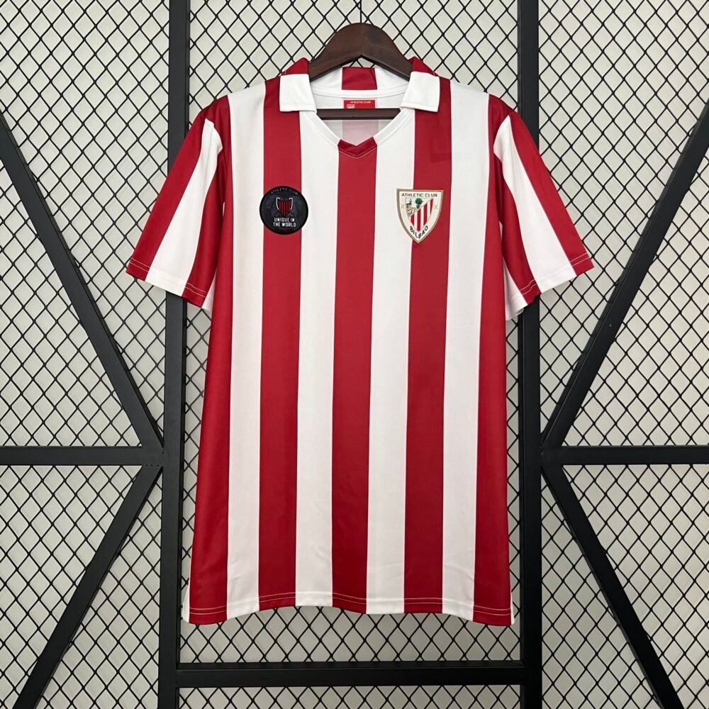 1984 Retro Athletic Bilbao Home Football Shirt-NO.11 Ball