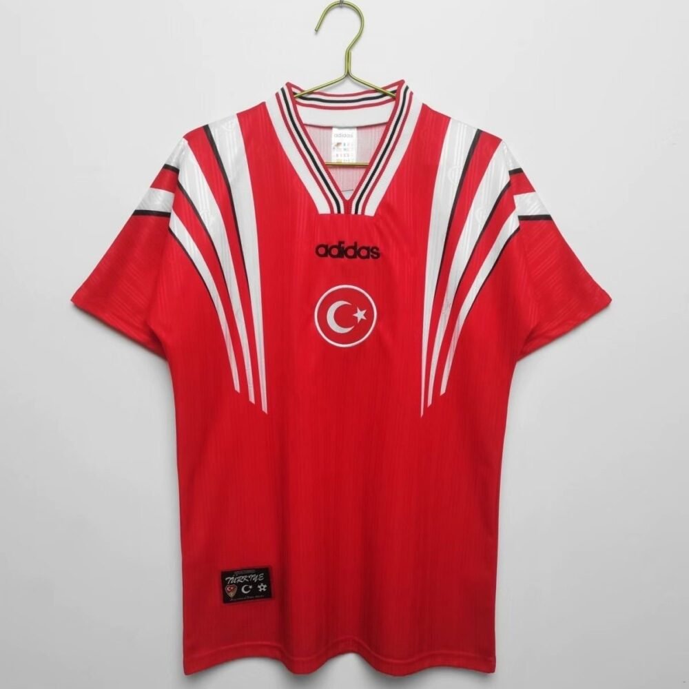 1996 Retro Turkey Home Football Shirt 1:1 Thai Quality
