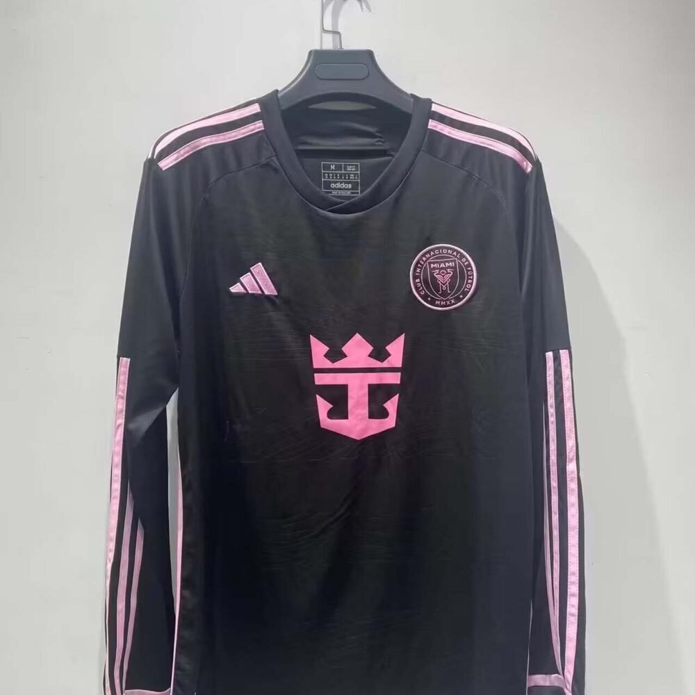2024/2025 Long Sleeve Inter Miami Away Soccer Jersey 1:1 Thai Quality