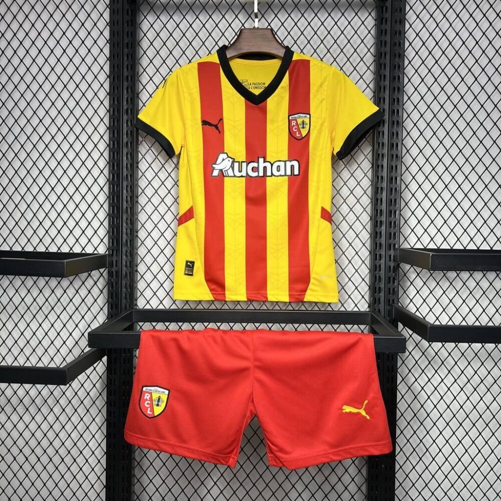 2024/2025 RC Lens Home Football Shirt Kids Size-NO.11 Ball