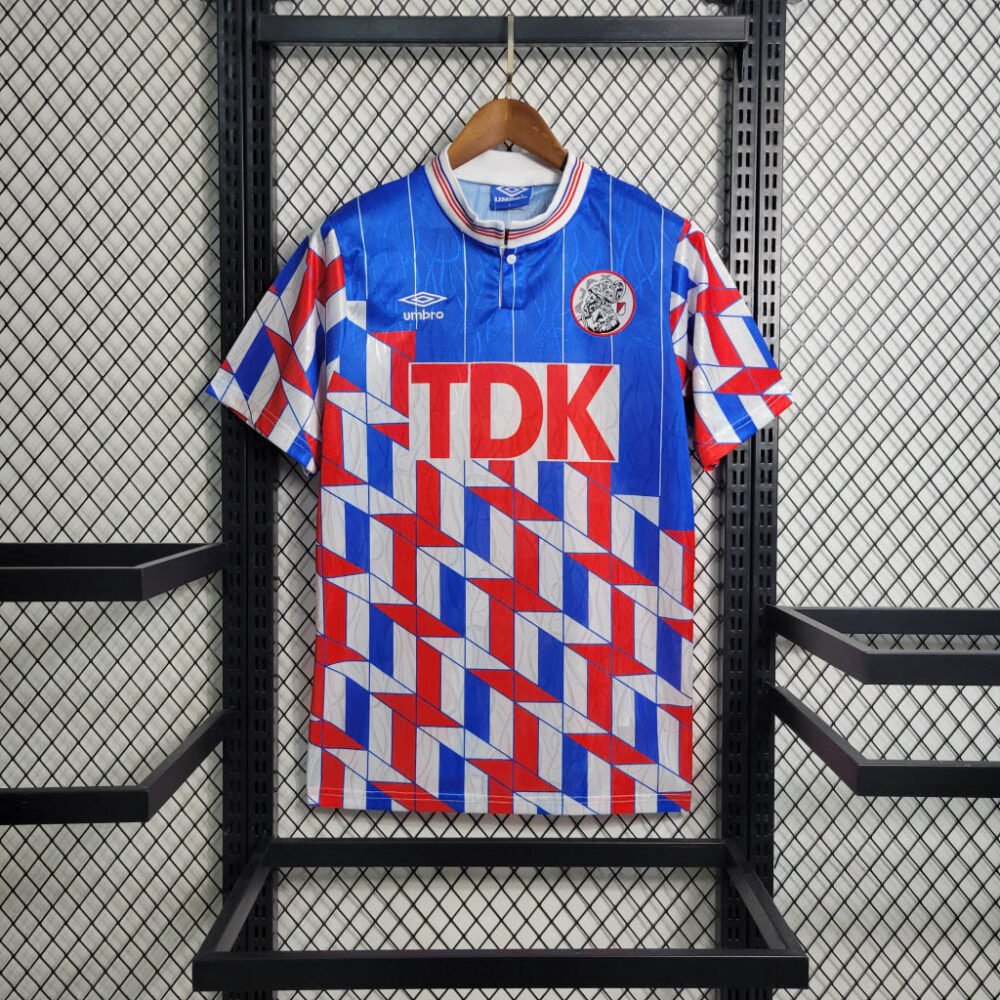 1989/1990 Retro Ajax Away Football Shirt-NO.11 Ball