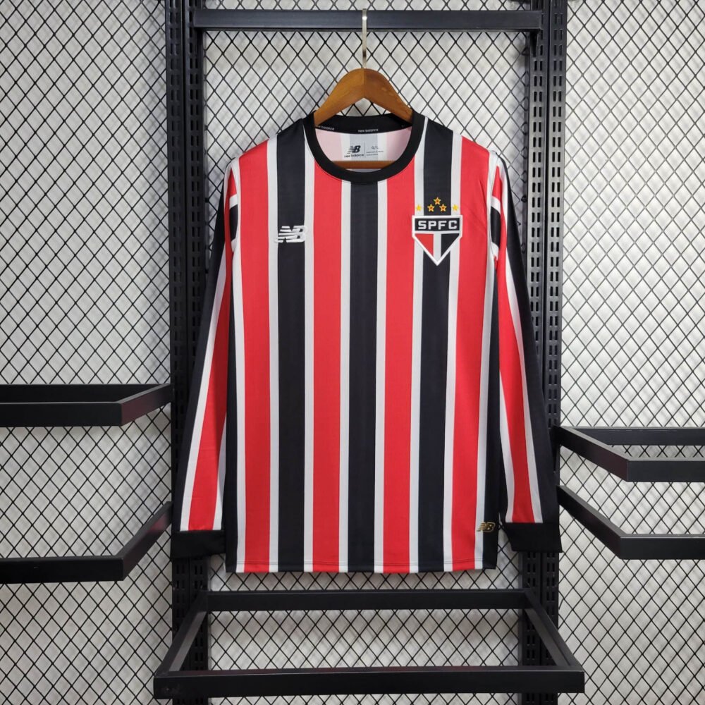 2024/2025 Long Sleeve São Paulo Away Football Shirt-NO.11 Ball