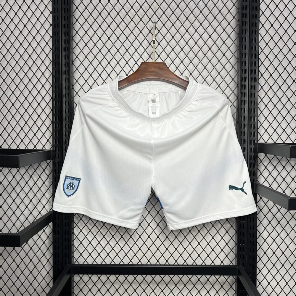 2024/2025 Olympique Marseille Home Shorts-NO.11 Ball