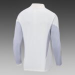 2022 Algeria Half-Pull Training Suit White Football Shirt Set-NO.11 Ball