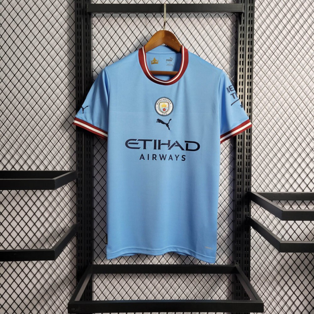 2022/2023 Manchester City Home Football Shirt-NO.11 Ball
