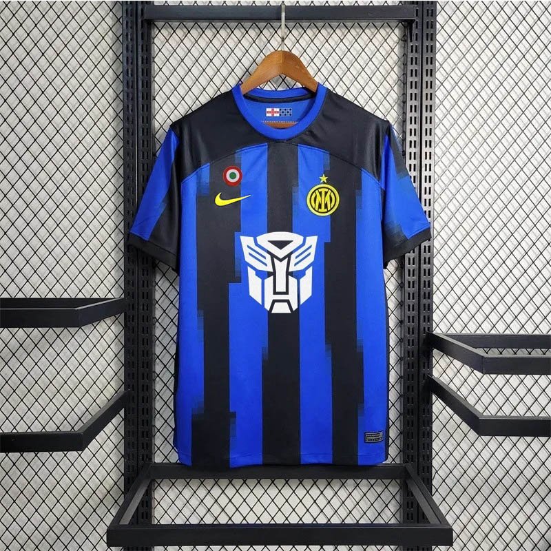 2023/2024 Inter Milan Home Transformers Special Edition Football Shirt-NO.11 Ball