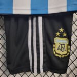 2022 Argentina Home Football Shirt Kids Size-NO.11 Ball