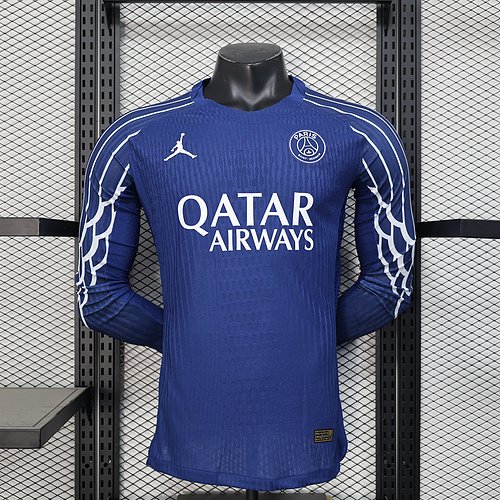 2025/2026 Player Version Long Sleeve Paris Saint-Germain Second away game Football Shirt