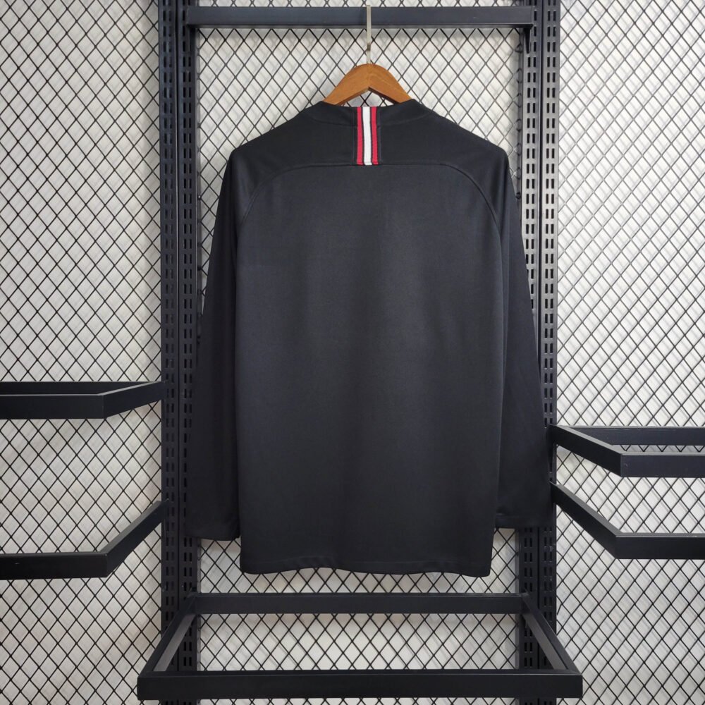 2018/2019 Retro Long Sleeve Paris Saint-Germain Home Football Shirt-NO.11 Ball