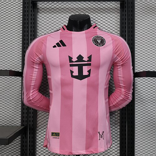 2025/2026 Long Sleeve Player Version Inter Miami Jersey  Football Shirt