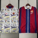 2023/2024 Barcelona Reversible Windbreaker Football Shirt-NO.11 Ball