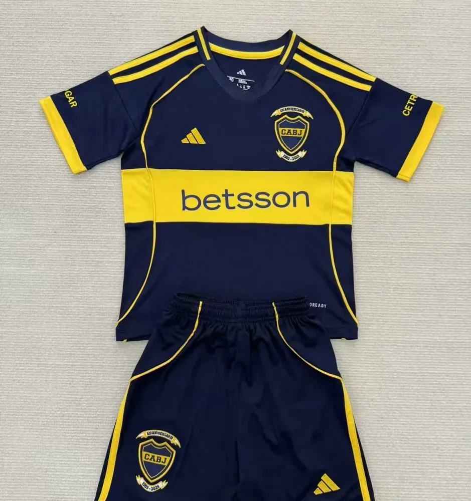 2025/2026 Boca Juniors Home FootballShirt kids size 1:1 Thai Quality