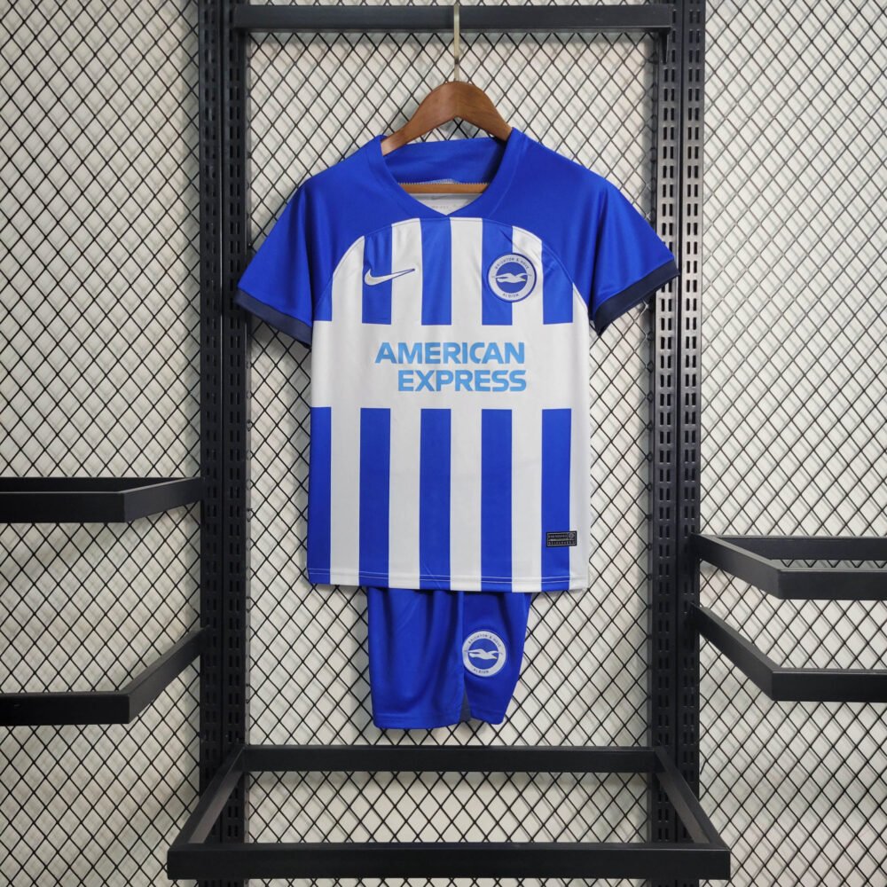 2023/2024 Brighton Home Football Shirt Kids Size-NO.11 Ball