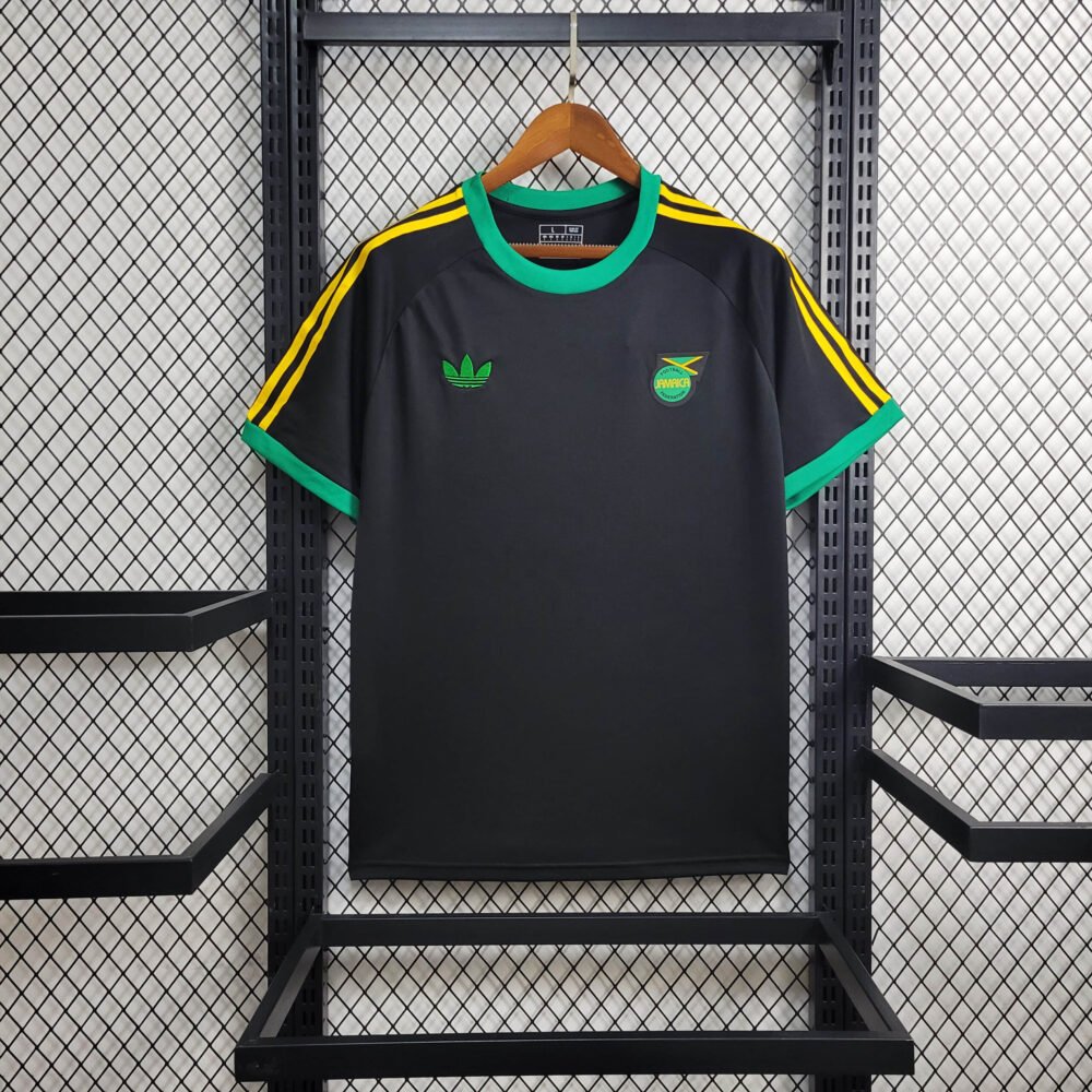 2024 Jamaica Training Wear Black Football Shirt-NO.11 Ball