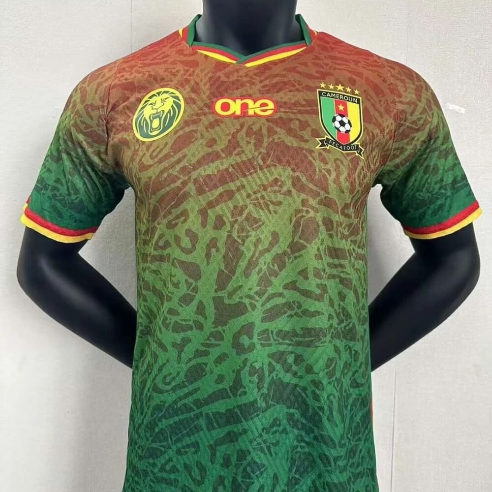 2024 Player Version Cameroon Home Football Shirt-NO.11 Ball