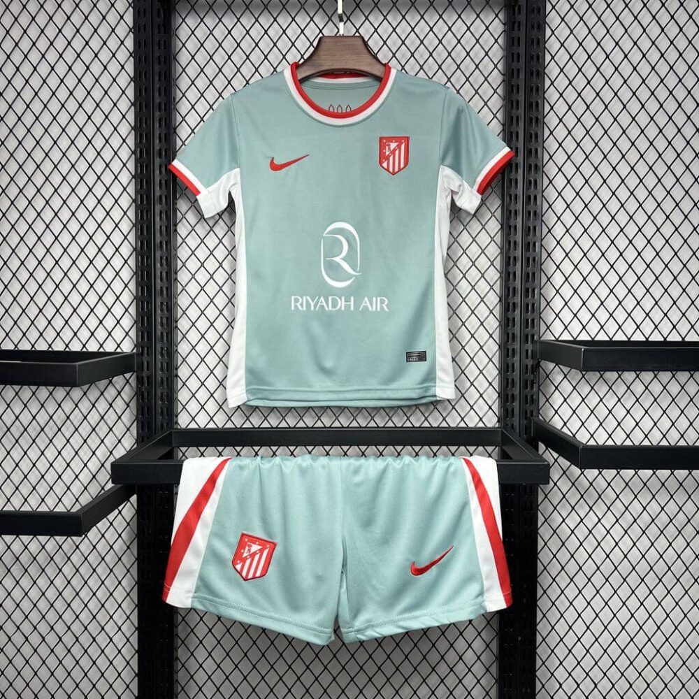 2024/2025 Atletico Madrid Away Football Shirt Kids Size-NO.11 Ball