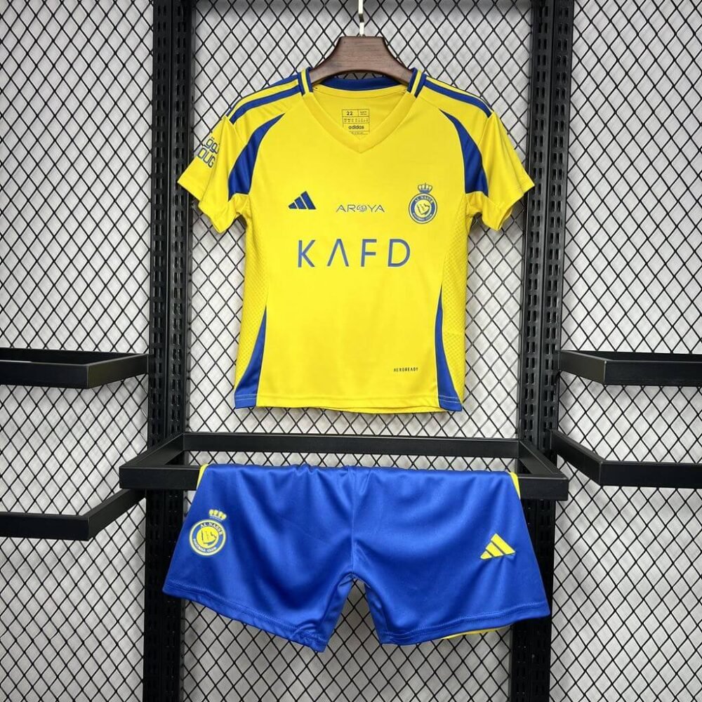 2024/2025 Al-Nassr Home Football Shirt Kids Size-NO.11 Ball