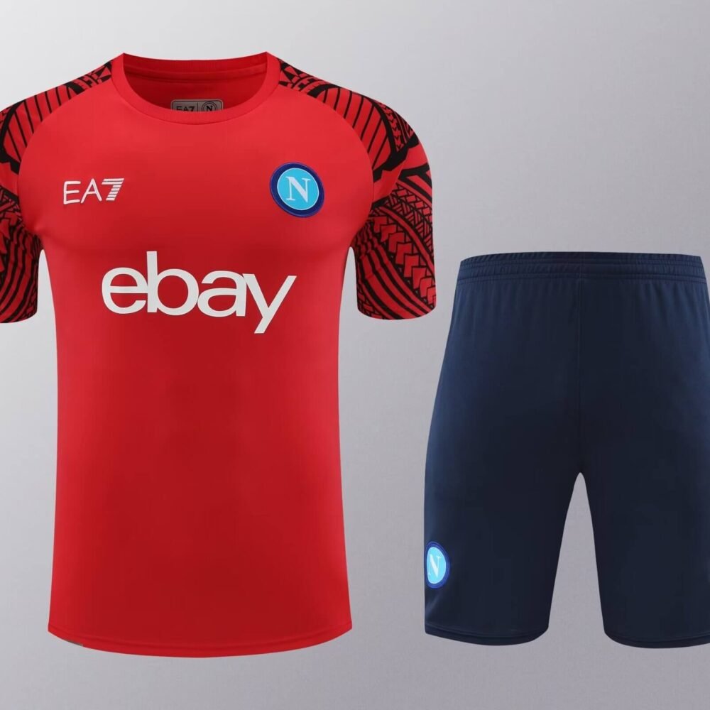 2024/2025 Napoli Training Wear Red Suit Shirt-NO.11 Ball