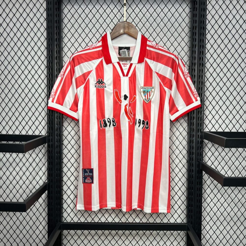 1997/1998 Retro Athletic Bilbao Home Football Shirt-NO.11 Ball