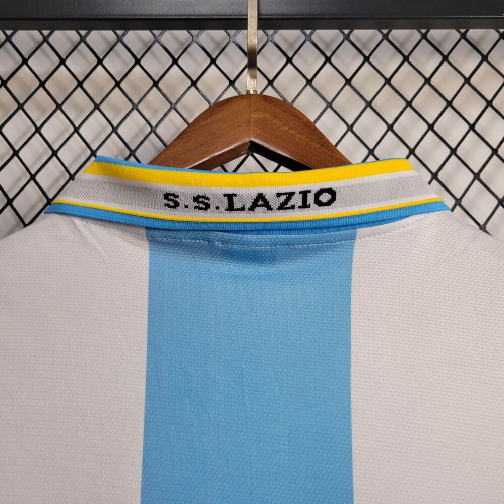 1999/2000 Retro Lazio Home Football Shirt-NO.11 Ball