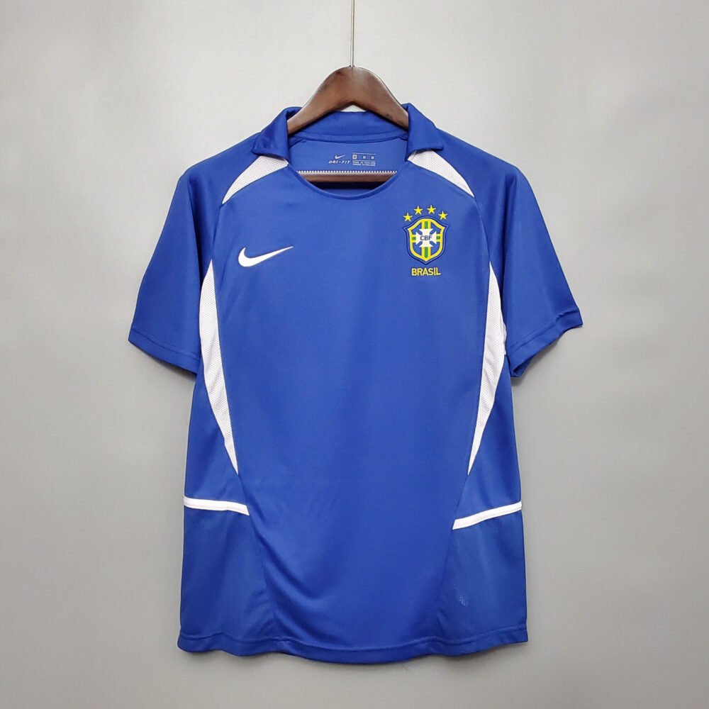 2002 Retro Brazil Away Football Shirt-NO.11 Ball