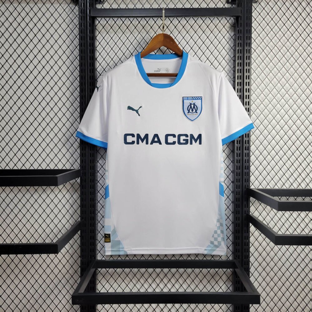 2024/2025 Olympique Marseille Home Football Shirt-NO.11 Ball