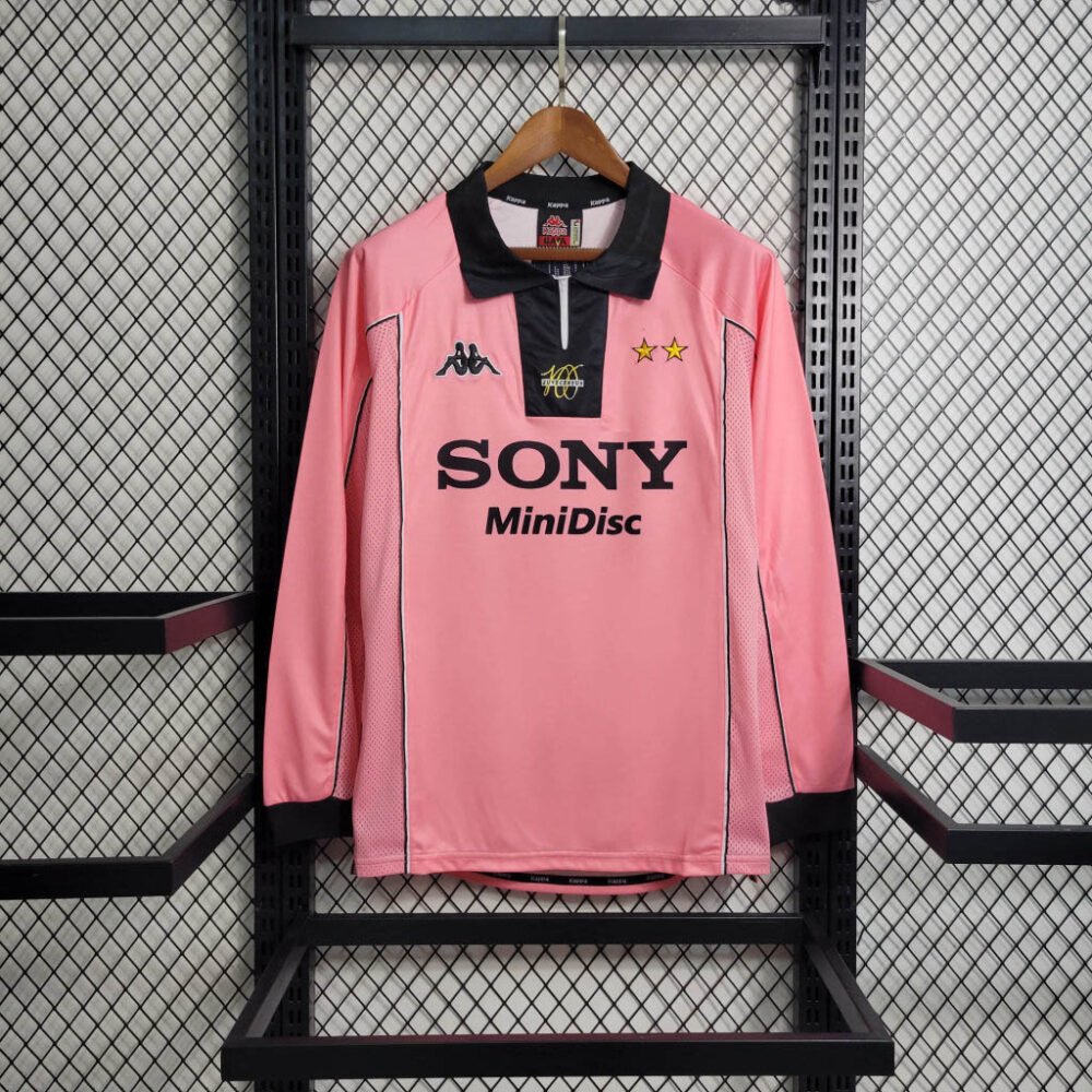 1997/1998 Retro Long Sleeve Juventus Away Football Shirt-NO.11 Ball