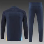 2024/2025 Marseille Half-Pull Training Wear Royal Blue Football Shirt-NO.11 Ball